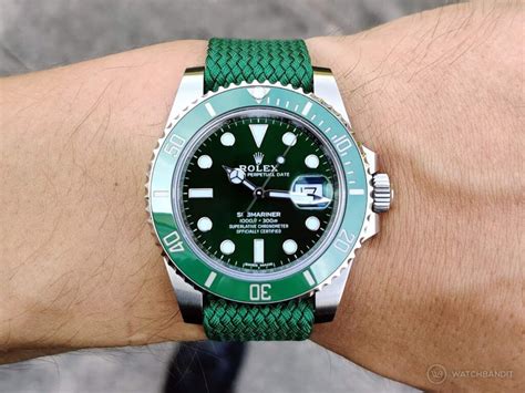 rolex green underwater watch.